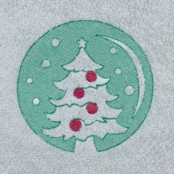 Christmas Tree Embossed