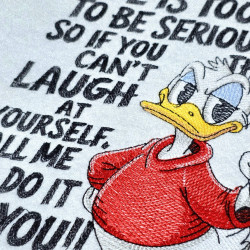 Life Is Too Short Funny Duck Quote