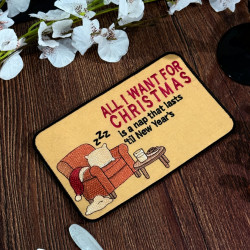 Christmas Nap Mug Rug Christmas Nap Mug Rug