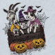 Spooky Farm Animals With Pumpkins