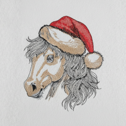 Christmas Horse Head