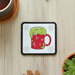 Cozy Winter Cocoa ITH Coaster
