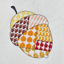 Classic Fall Acorn Patch Work