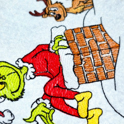 Christmas Thief On The Chimney