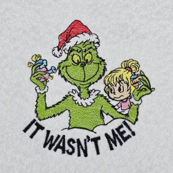 It Wasn't Me Funny Christmas Thief Saying