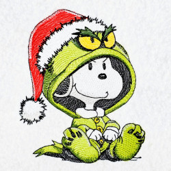 Nosey Dog In Christmas Thief Hoodie