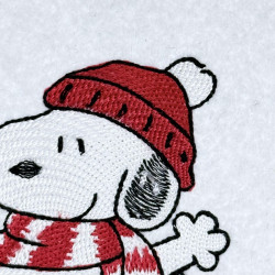 Winter Nosey Dog Snowman