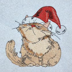 Grumpy Christmas Cat
