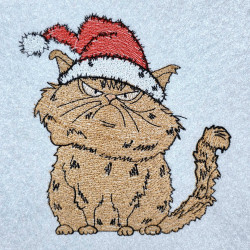 Angry Christmas Cat