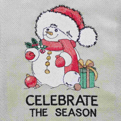 Celebrate The Season Christmas Snowman