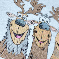 Three Jolly Reindeer Friends