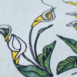 Wild Flower Cat And Butterfly