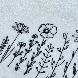 Nature Scene Line Art