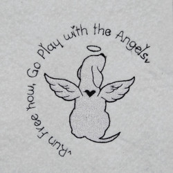 Go Play With the Angels Memorial Quote