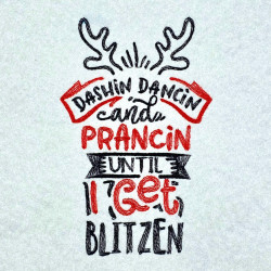 Dashin Dancin Funny Christmas Qute