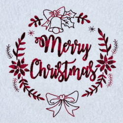 Merry Christmas Wreath