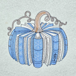 Winter Library Pumpkin