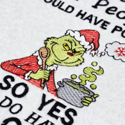 Self Control Funny Christmas Thief Saying