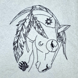 Horse Line Art