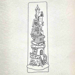 Whimsical Tower Bookmark