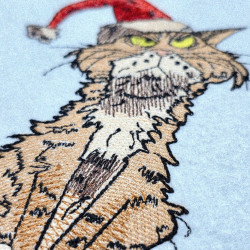 Cranky Christmas Kitty