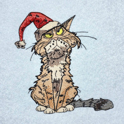 Cranky Christmas Kitty