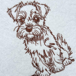 Cute Yorkshire Terrier Lineart