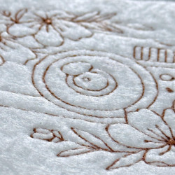 Floral Camera Line Art