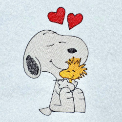 Nosey Dog Hugging His Little Bird