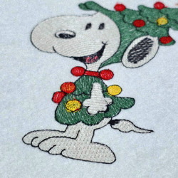 Nosey Dog Christmas Tree Outfit