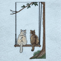 Cats On A Swing