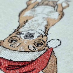 Chihuahua With Santa Hat