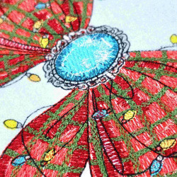 Christmas Lights Bow