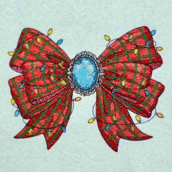Christmas Lights Bow