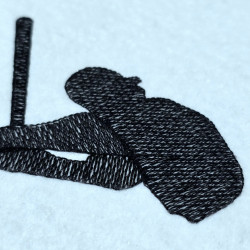 Baseball Batter Swing Silhouette