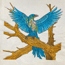 Majestic Eagle With Open Wings