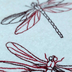 Dragonfly Dance Line Art