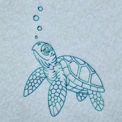 Sea Turtle Line Art
