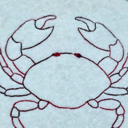 Crab Line Art