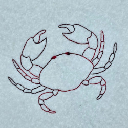 Crab Line Art