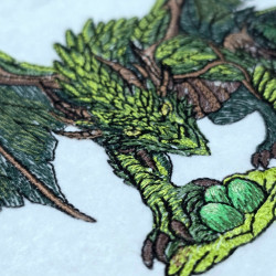 Dragon Guarding Her Eggs