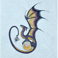 Dragon With Crystal Orb