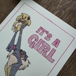 It's a Girl Celebration Cardstock