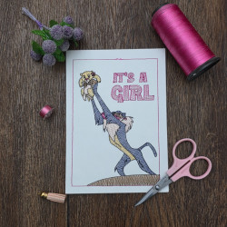 It's a Girl Celebration Cardstock