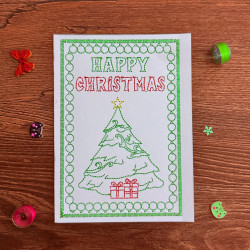 Happy Christmas Cardstock