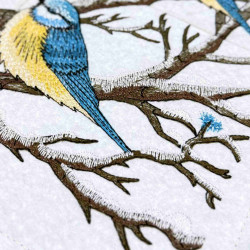Winter Bird Panel 04