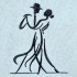 Dancing Couple Silhouette