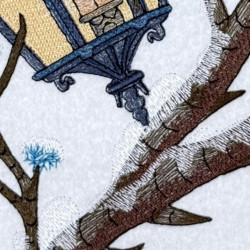 Winter Bird Panel 03