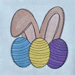 Easter Eggs And Bunny Ears