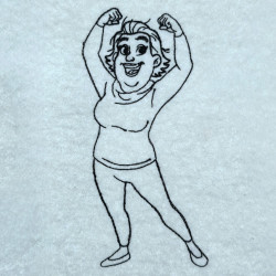 Strong Doris Line Art